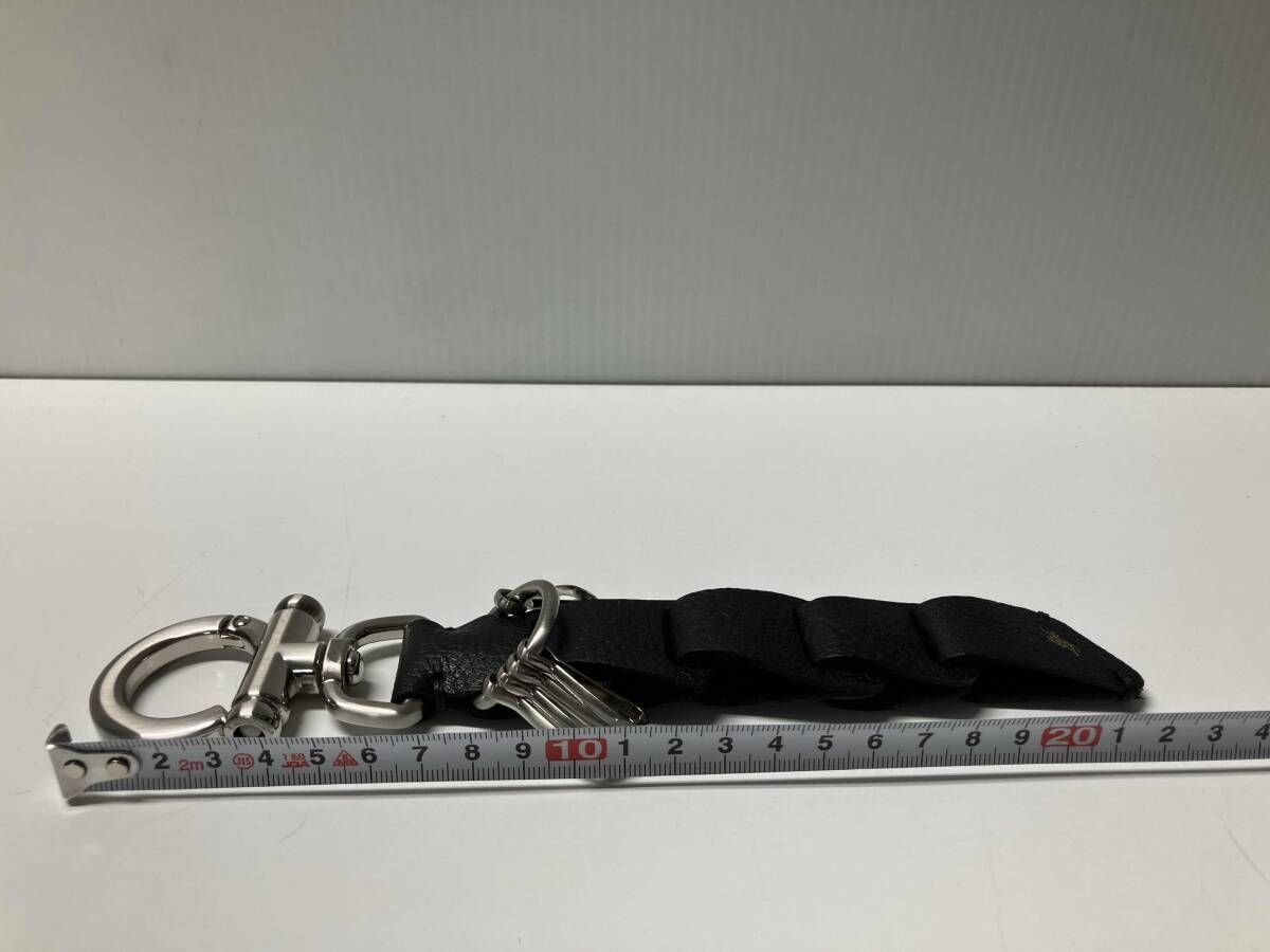 LIDNM リドム キーケース Llife LEATHER KEY CHAIN SIENNA ブラック 黒