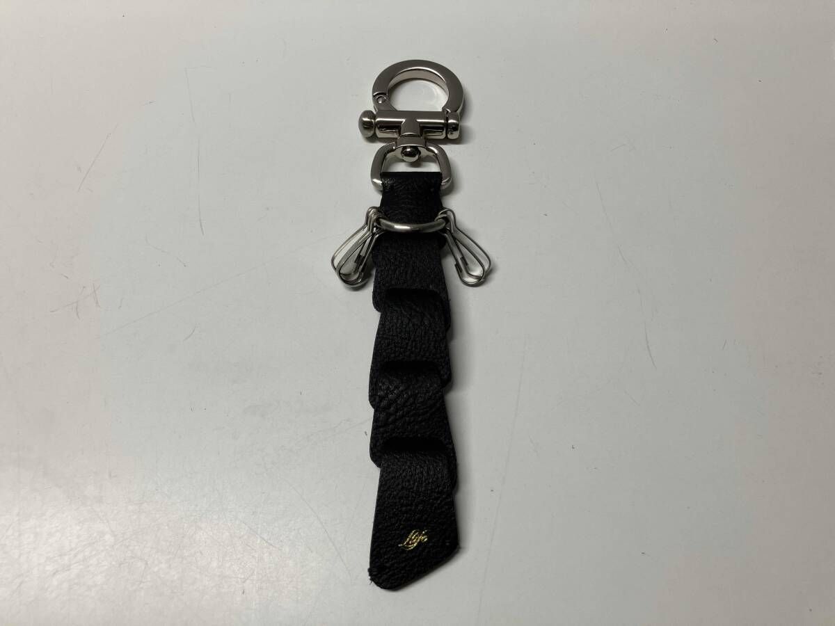 LIDNM リドム キーケース Llife LEATHER KEY CHAIN SIENNA ブラック 黒