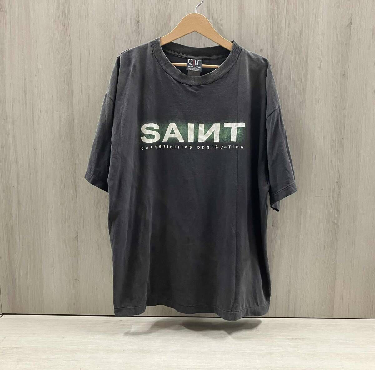 SAINT MICHAEL 半袖Tシャツ XLサイズ ブラック セントマイケル - メルカリ