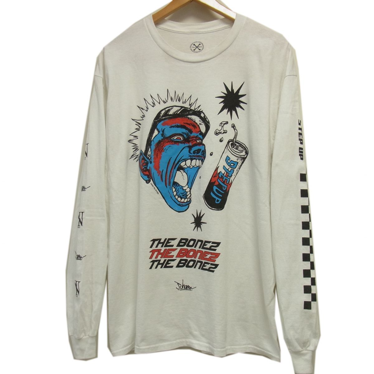 The BONEZ×JOHANN コラボ ロンT STEP UP ザ・ボーンズ 公式 グッズ 