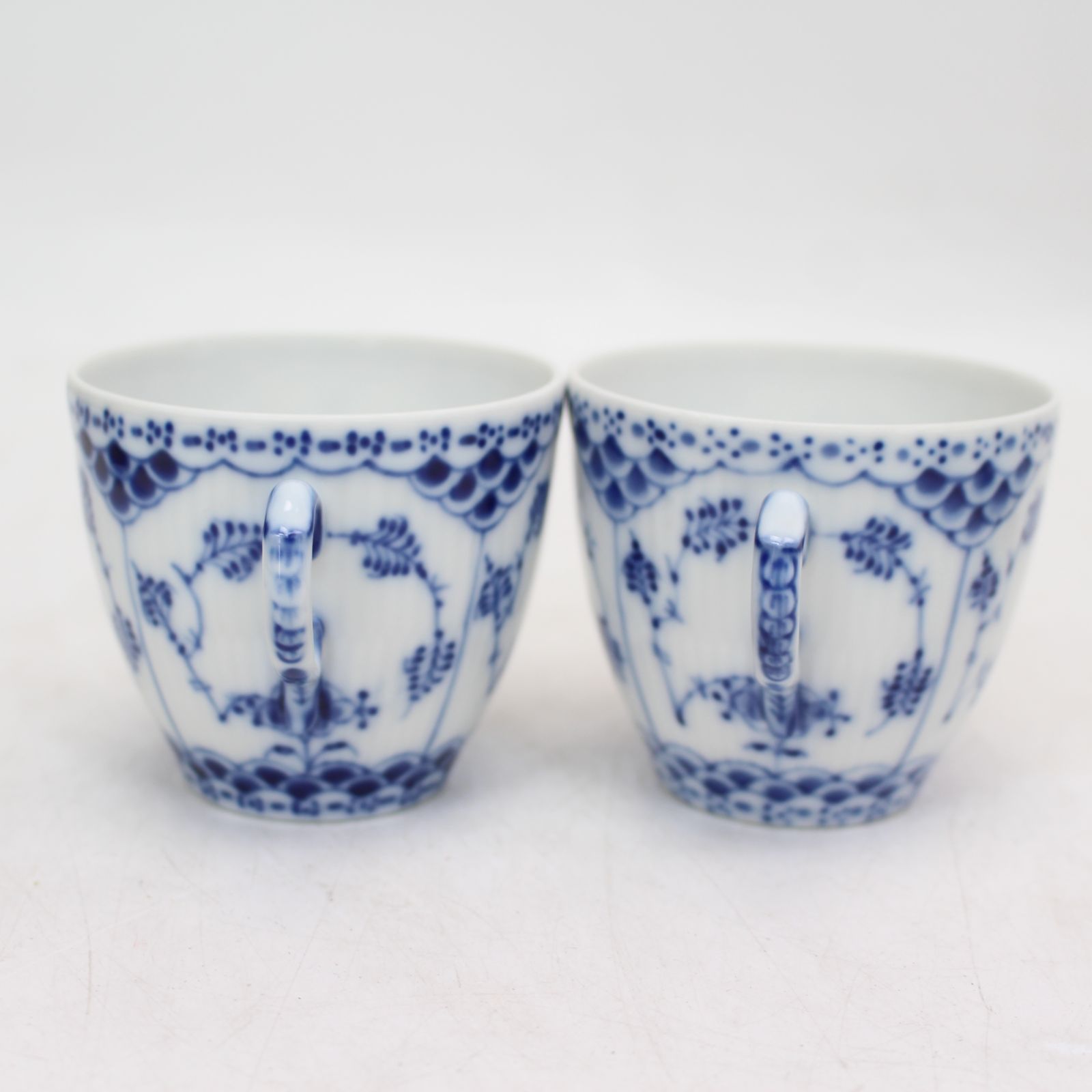 249)【2客セット】ロイヤルコペンハーゲン ブルーフルーテッド フル