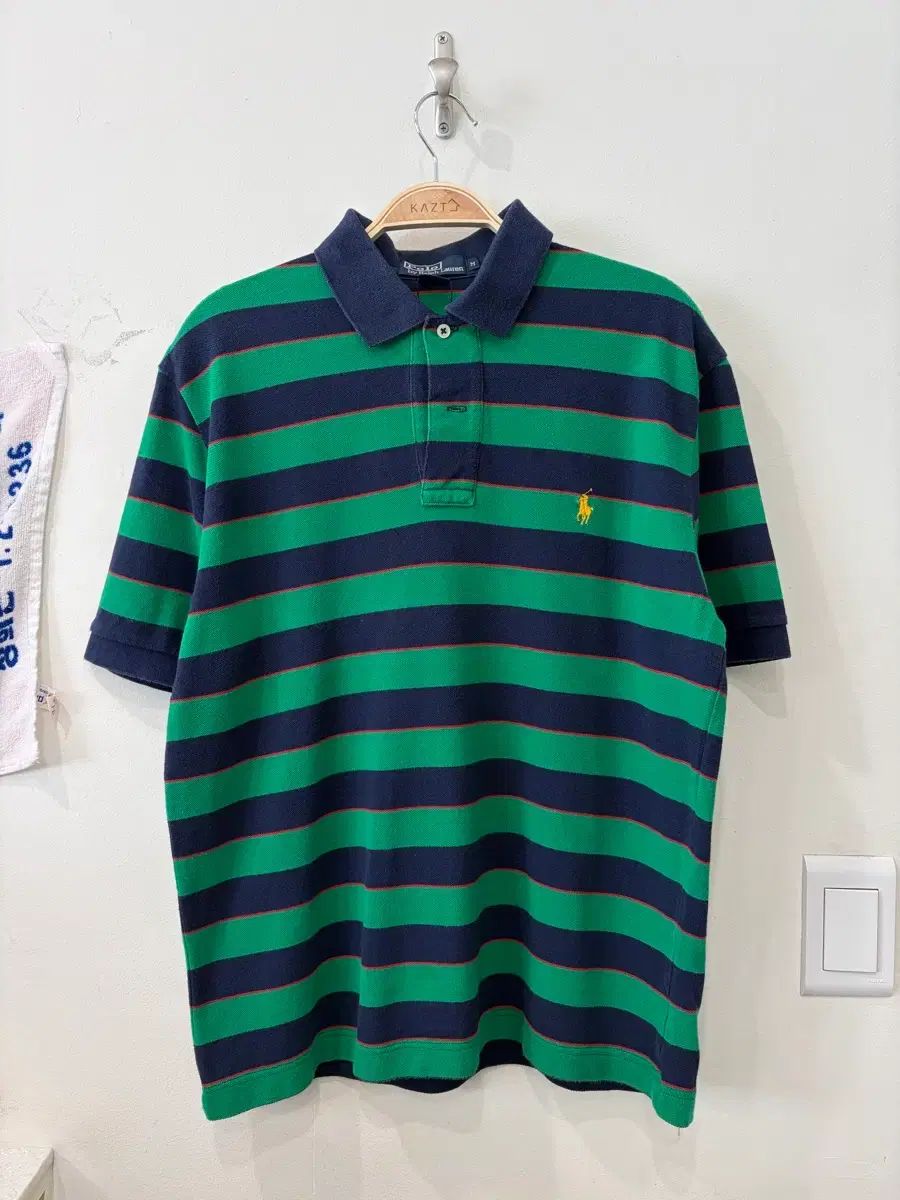 激安 セールオンライン 642 ポロ ストライプ カラーTシャツ PK 【公式