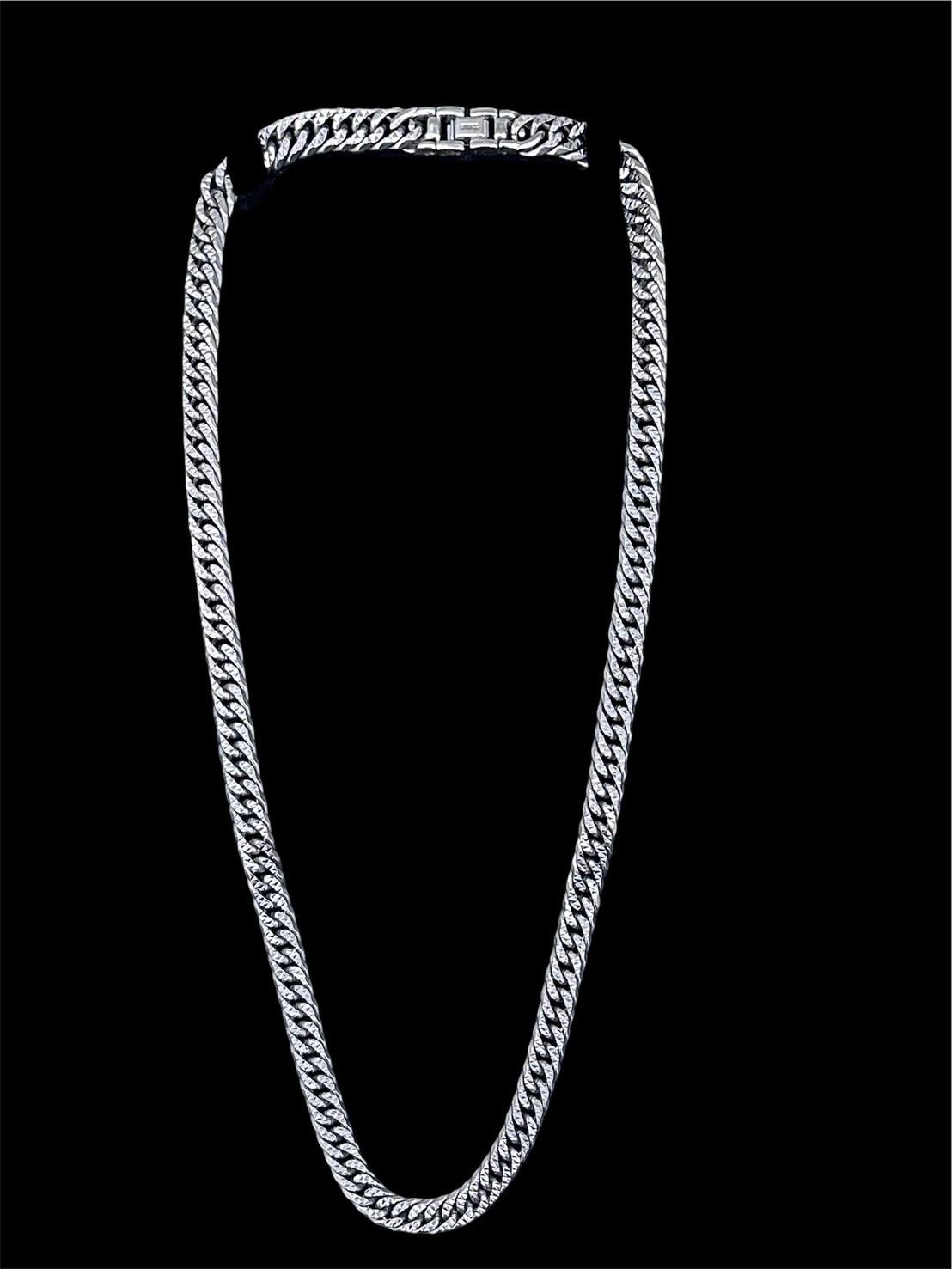 亘】極太 喜平 キヘイチェーン Mica θ ミカシータ TITANIUM刻印 60.5cm