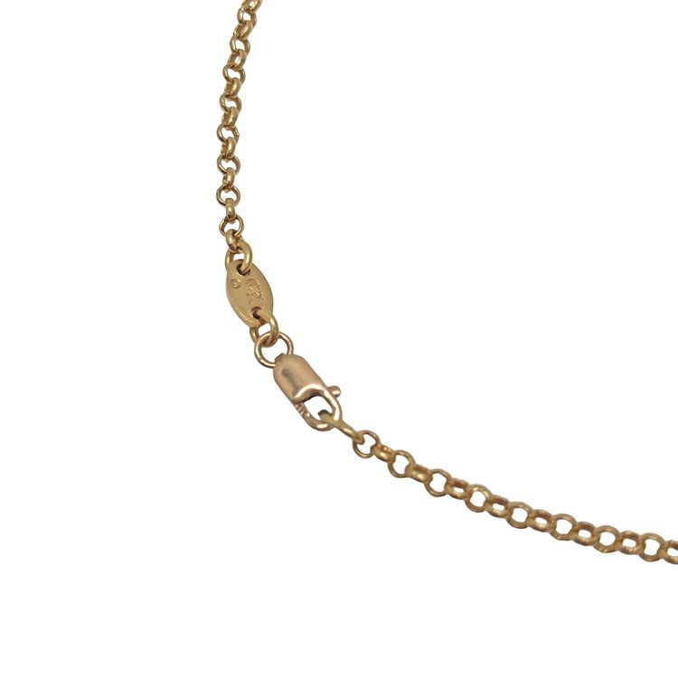 Chrome Hearts クロムハーツ 22K NECKCHAIN R18 ロールチェーン 18inch 