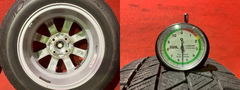中古スタッドレスタイヤホイールセット【165/70R14 BRIDGESTONE VRX3