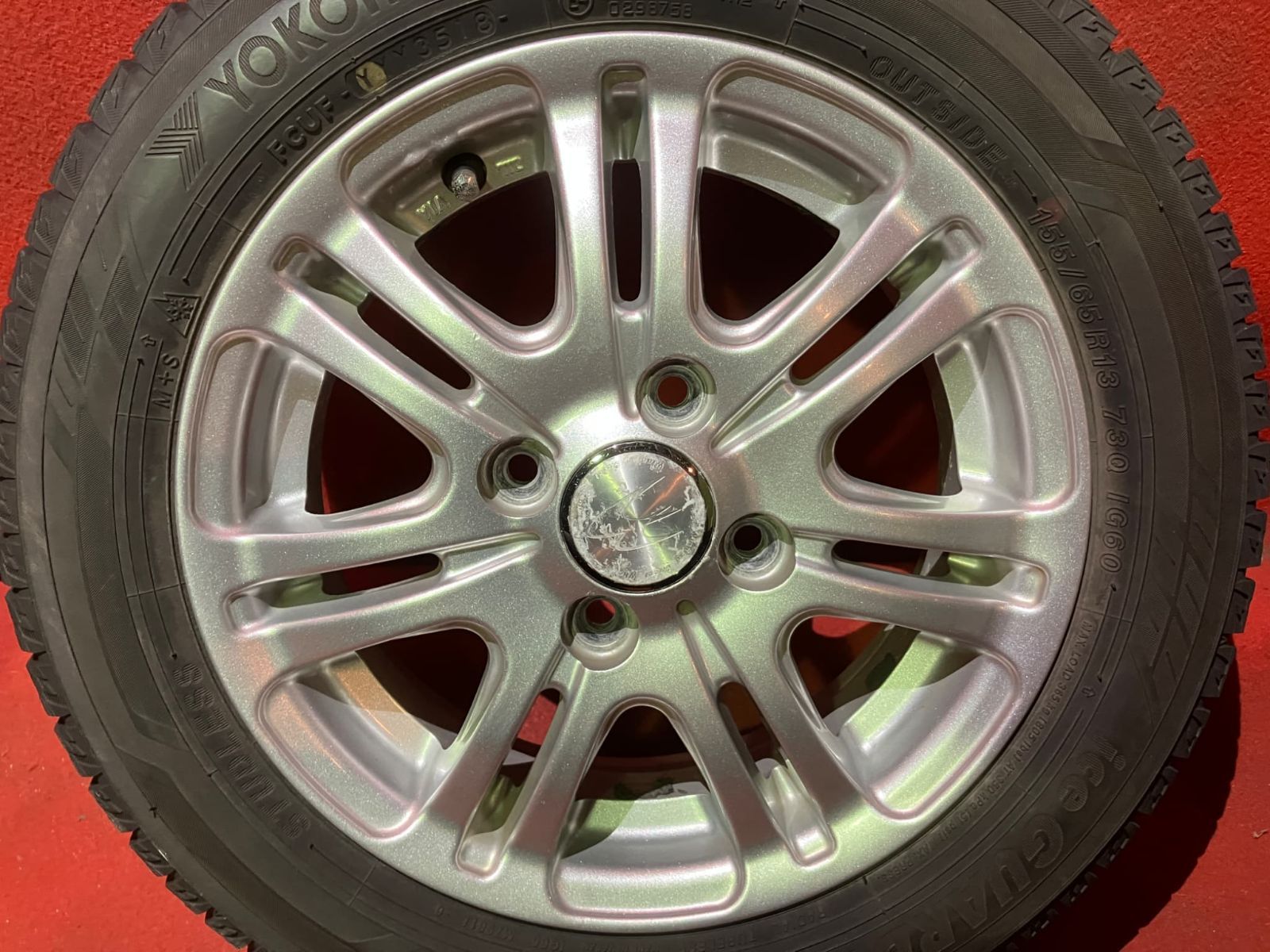 中古スタッドレスタイヤホイールセット【155/65R13 YOKOHAMA IG60 