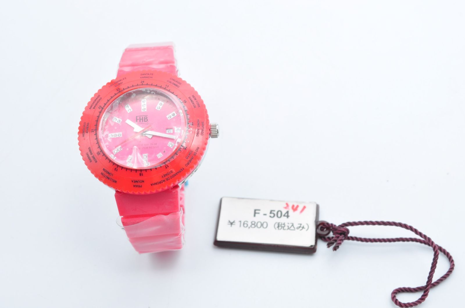未使用 FHB エフエイチビー Felix Huber Basel F-504 Quartz クォーツ 
