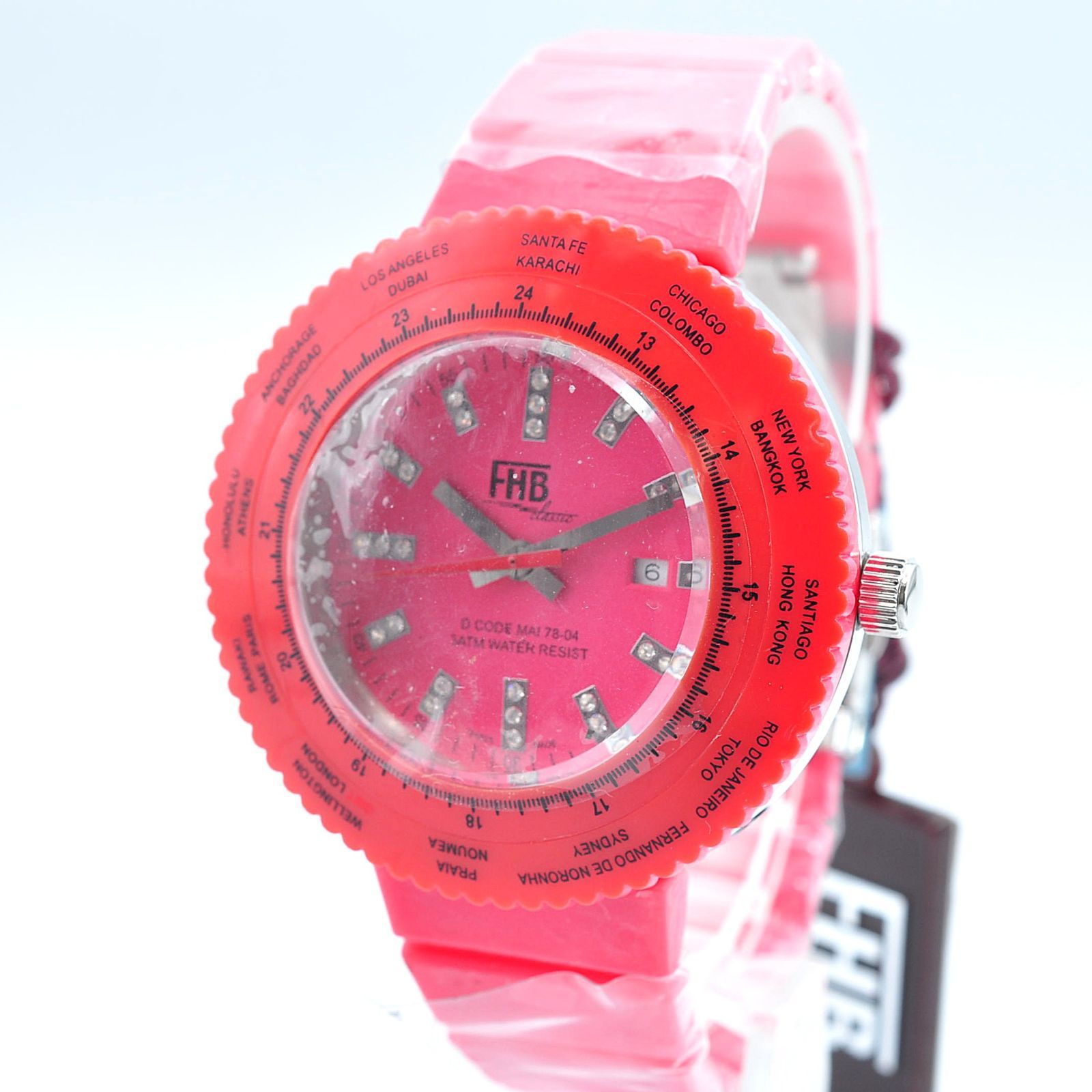 未使用 FHB エフエイチビー Felix Huber Basel F-504 Quartz クォーツ