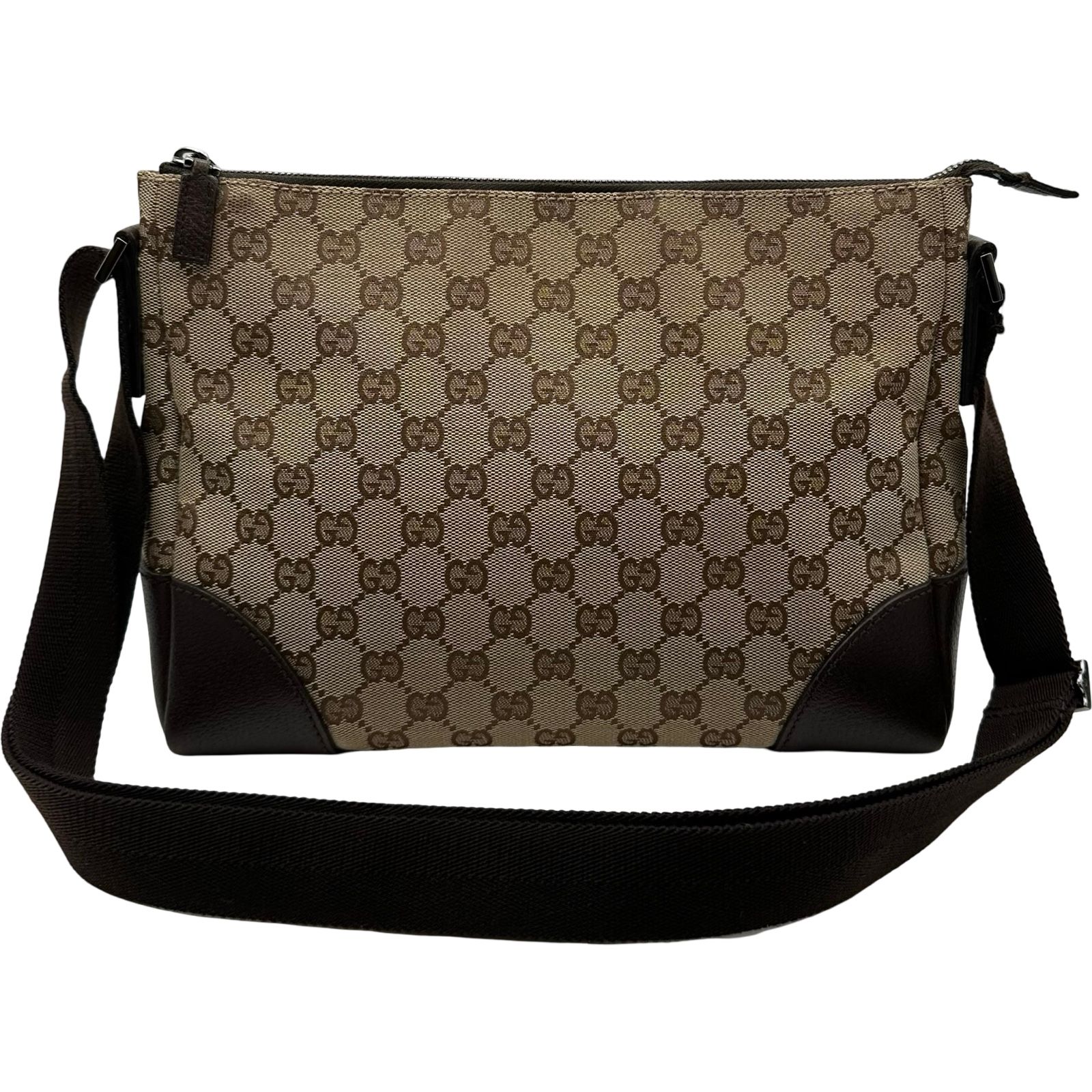 グッチ GUCCI GG柄 ショルダーバッグ 114273 ブラウン GGキャンバス 