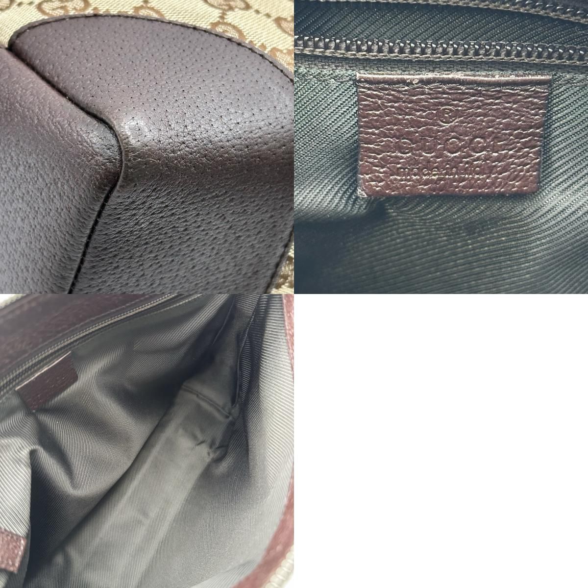 グッチ GUCCI GG柄 ショルダーバッグ 114273 ブラウン GGキャンバス 