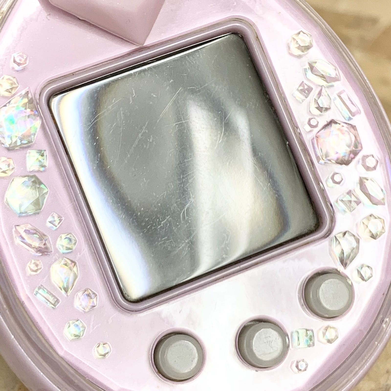 動作確認済】たまごっちピース Tamagotchi P's パープル 紫 本体 平成