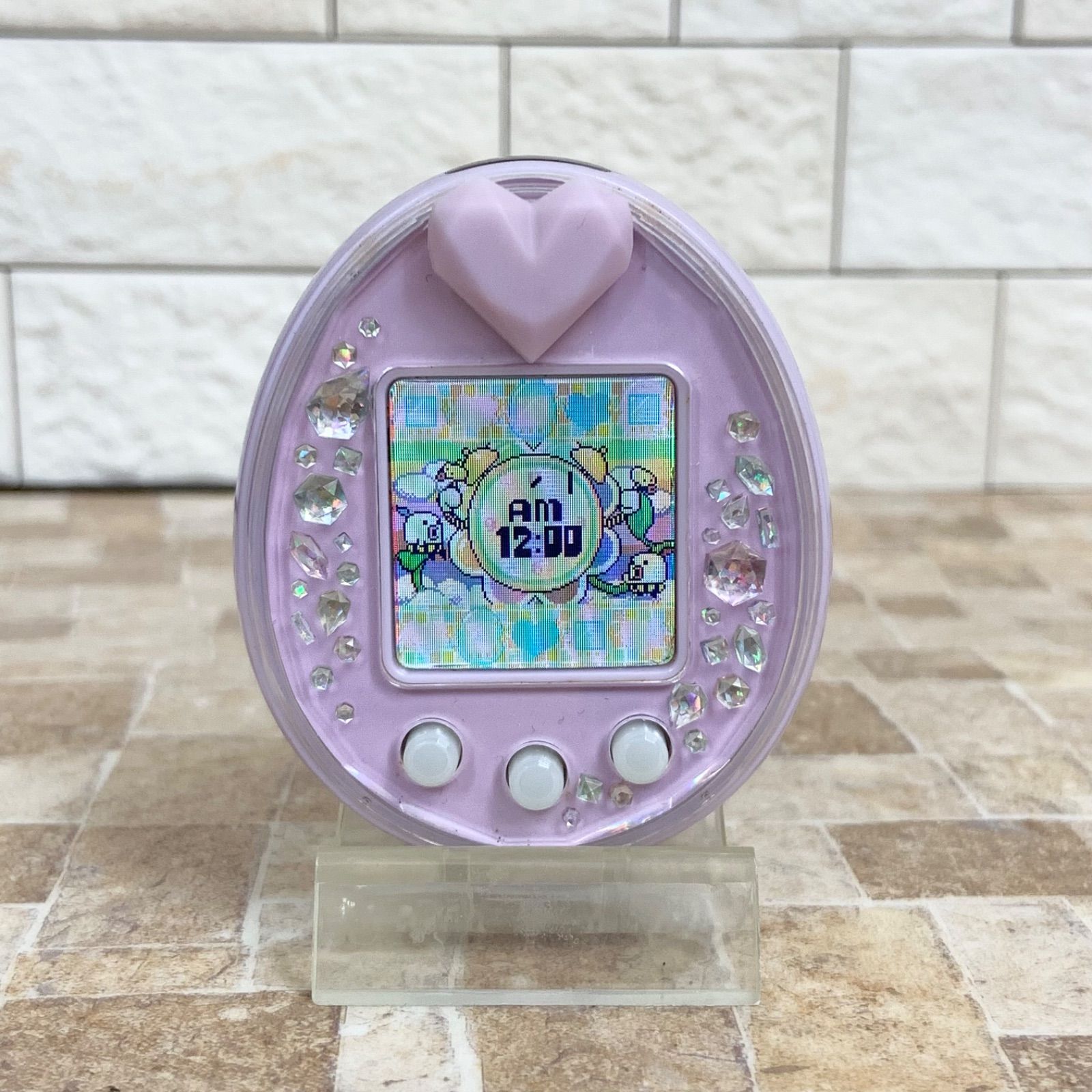 たまごっちピース 紫 動作確認済】たまごっちピース Tamagotchi P's パープル 紫 本体 平成