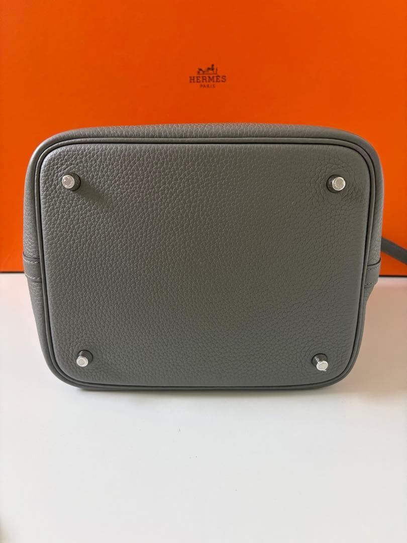 近年モデル☆エルメス ピコタンロックMM エタン U刻印 オマケ付き