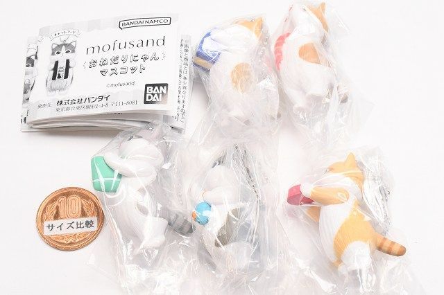 24時間以内に売れなければ300円！手作り額付き作品　「おねだりニャンコ」 □【全部揃ってます!!】mofusand おねだりにゃんマスコット [全5種