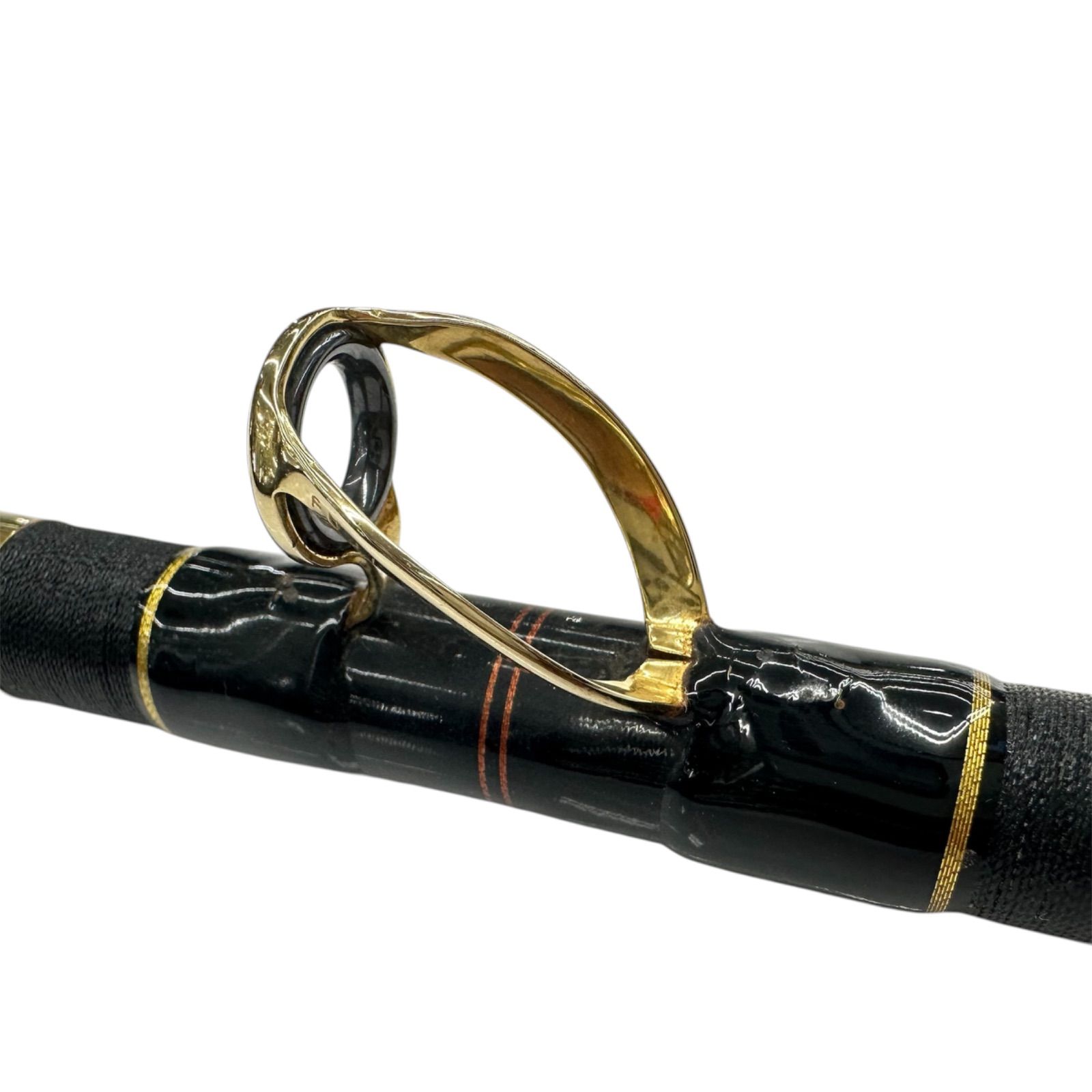 2)【中古品】がまかつ がまくえ グレートインパルス 60-480 クエ竿 ③