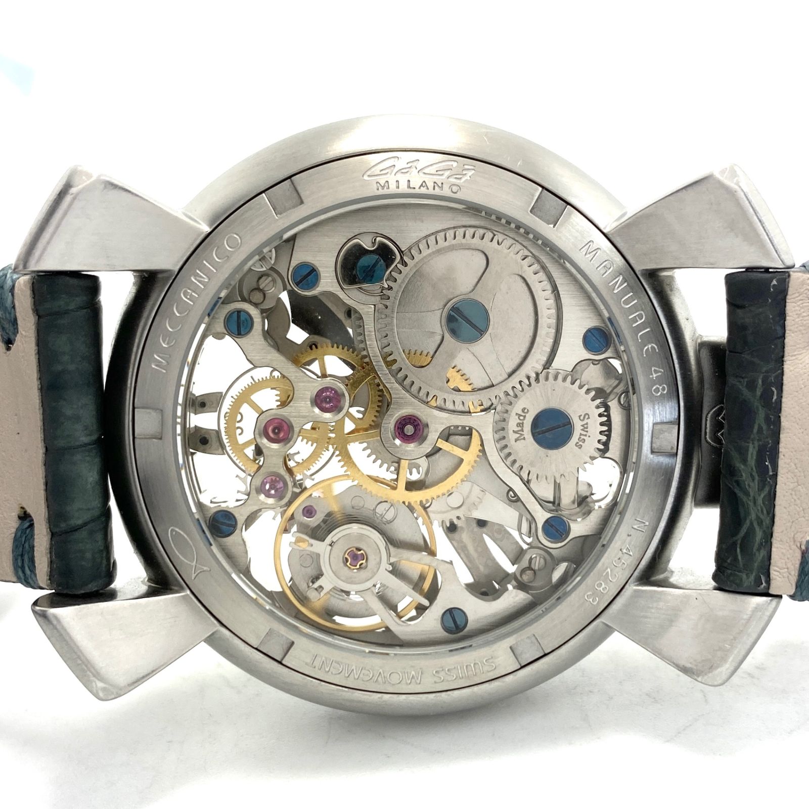 腕時計 メンズ ガガミラノ GaGa MILANO マヌアーレ48 5310.02 手巻き 