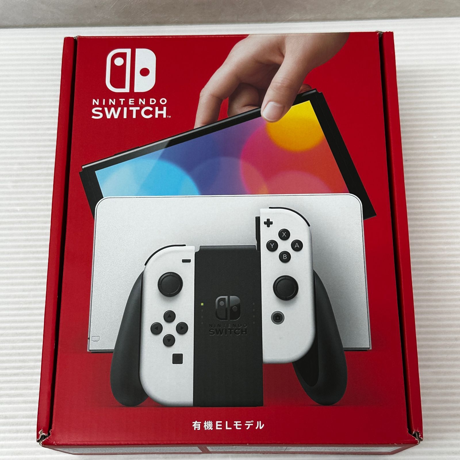Nintendo Switch（有機ELモデル） Joy-Con(L)/(R) ホワイト 中古品 