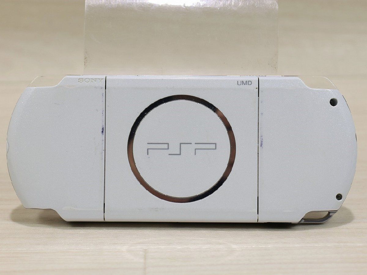 質Banana】ジャンク品 SONY/ソニー PSP3000 ホワイト ポータブルゲーム 