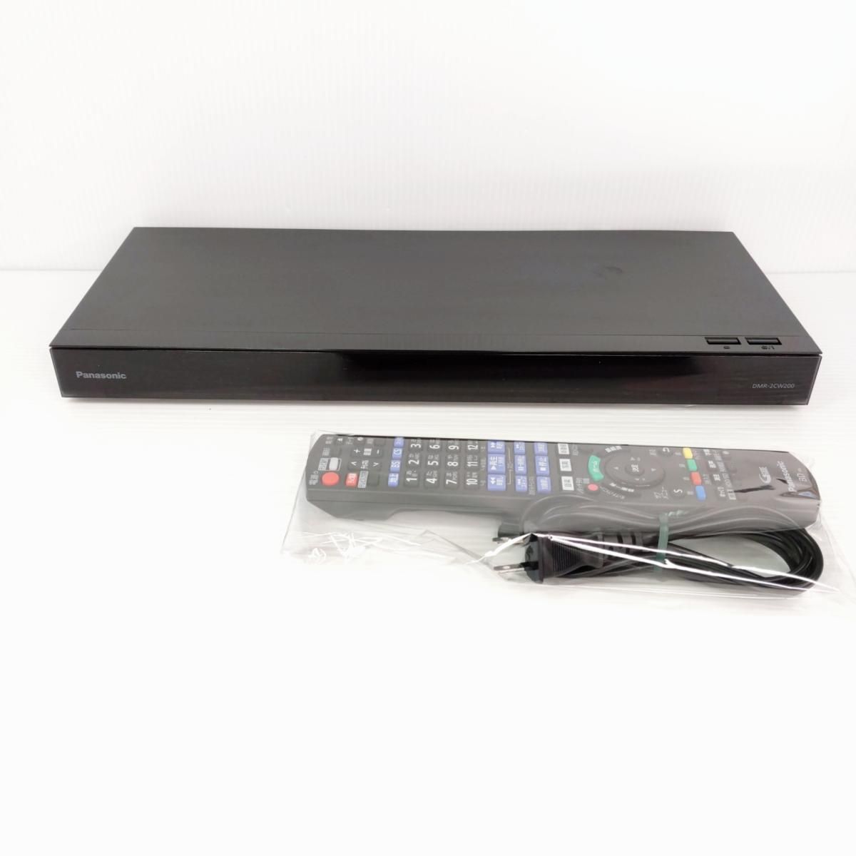 中古品】パナソニック ブルーレイレコーダー 2TB DMR-2CW200 2020年製 