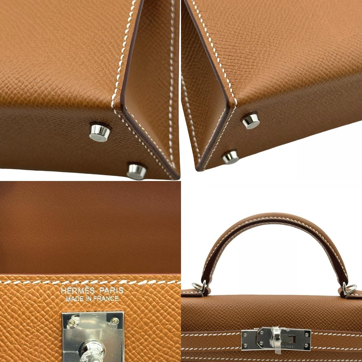 エルメス HERMES ミニケリー2 K刻 ゴールド/シルバー金具 エプソン レディース ショルダーバッグ エルメス HERMES ミニケリー2 K刻 ゴールド シルバー金具 エプソン