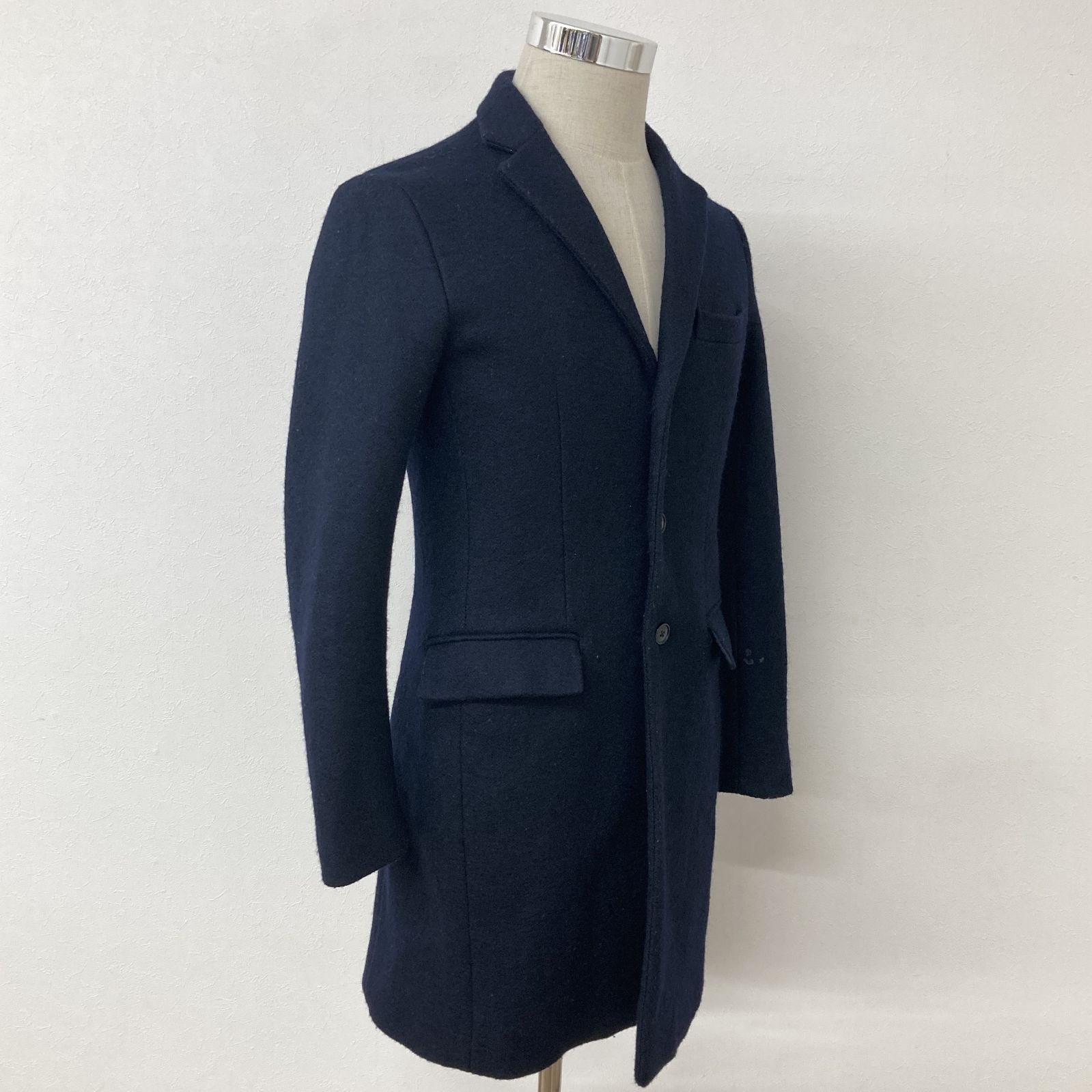 GLOBAL WORK グローバルワーク チェスターコート ネイビー 紺色 M 