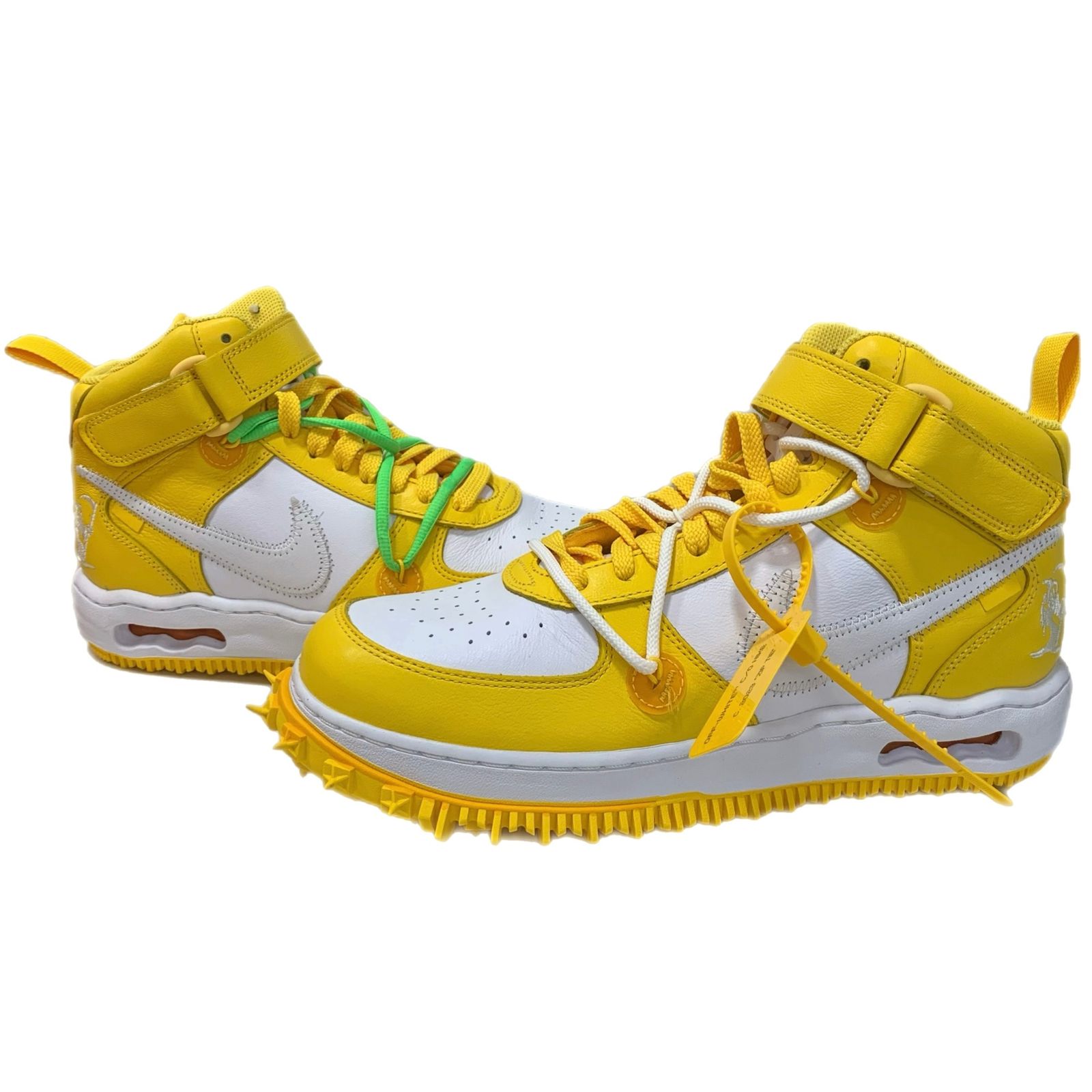ナイキ NIKE オフホワイト Off-White エアフォース1 ミッド SP レザー 