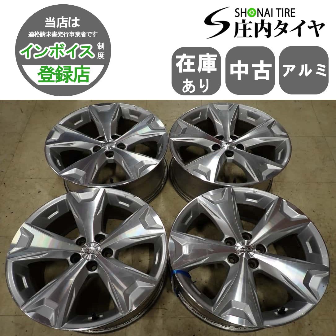 4本SET 会社宛 送料無料 17×7J スバル フォレスター 純正 アルミ 5穴 