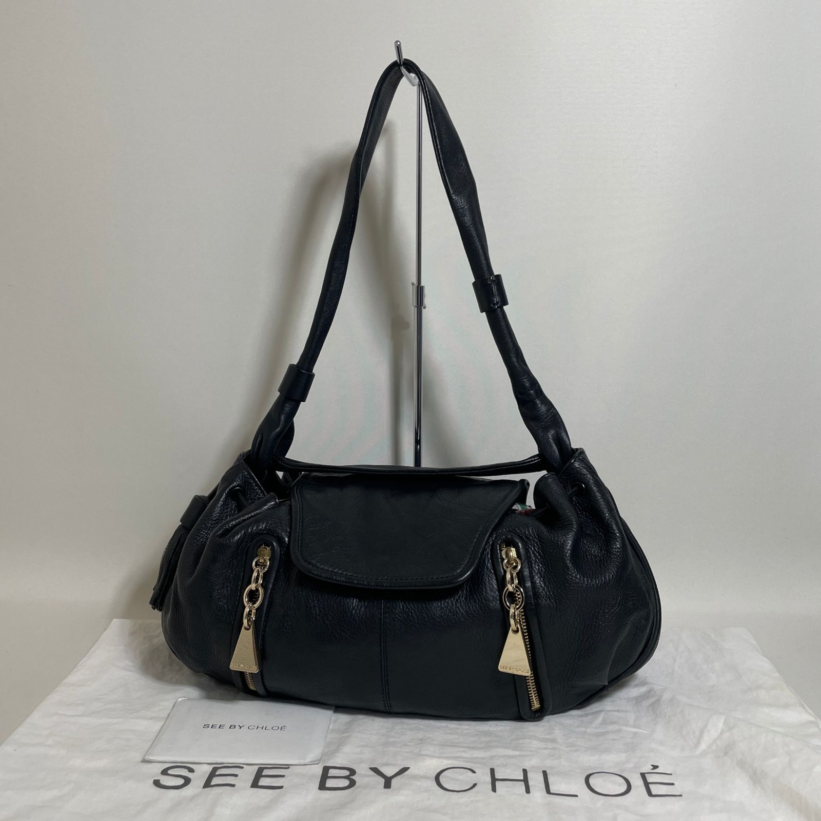 2604-13｜美品｜シーバイクロエ 2WAYショルダーバッグ レザー See by 