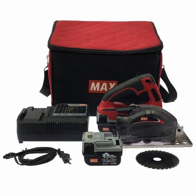 未使用品】MAXマックス 充電式チップソーカッタ金工用(本体のみ) PJ-CS52MA