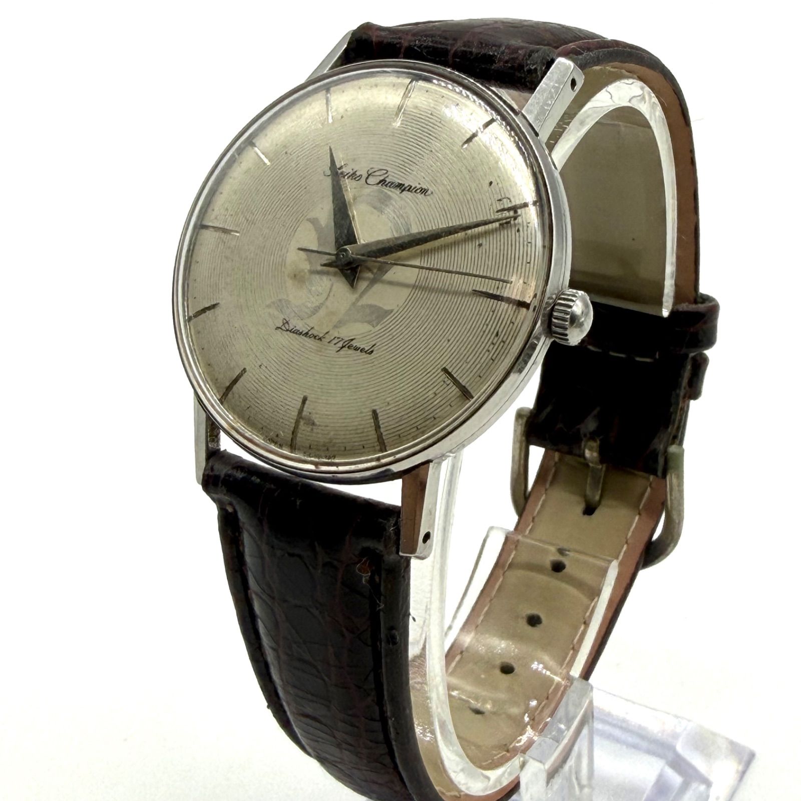 SEIKO◇セイコー チャンピオン 手巻き 腕時計 17石 ヴィンテージ 不動 