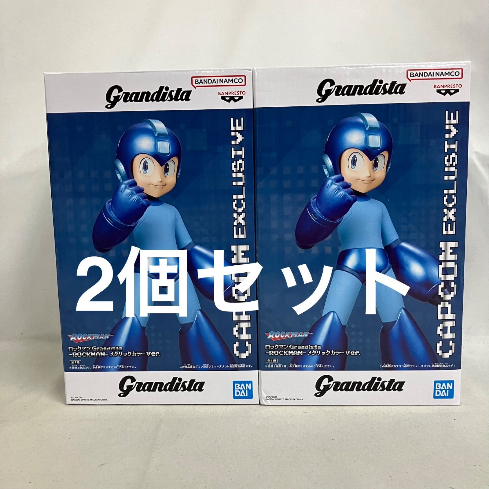 未開封 ロックマン Grandista メタリックカラー フィギュア 2個セット 