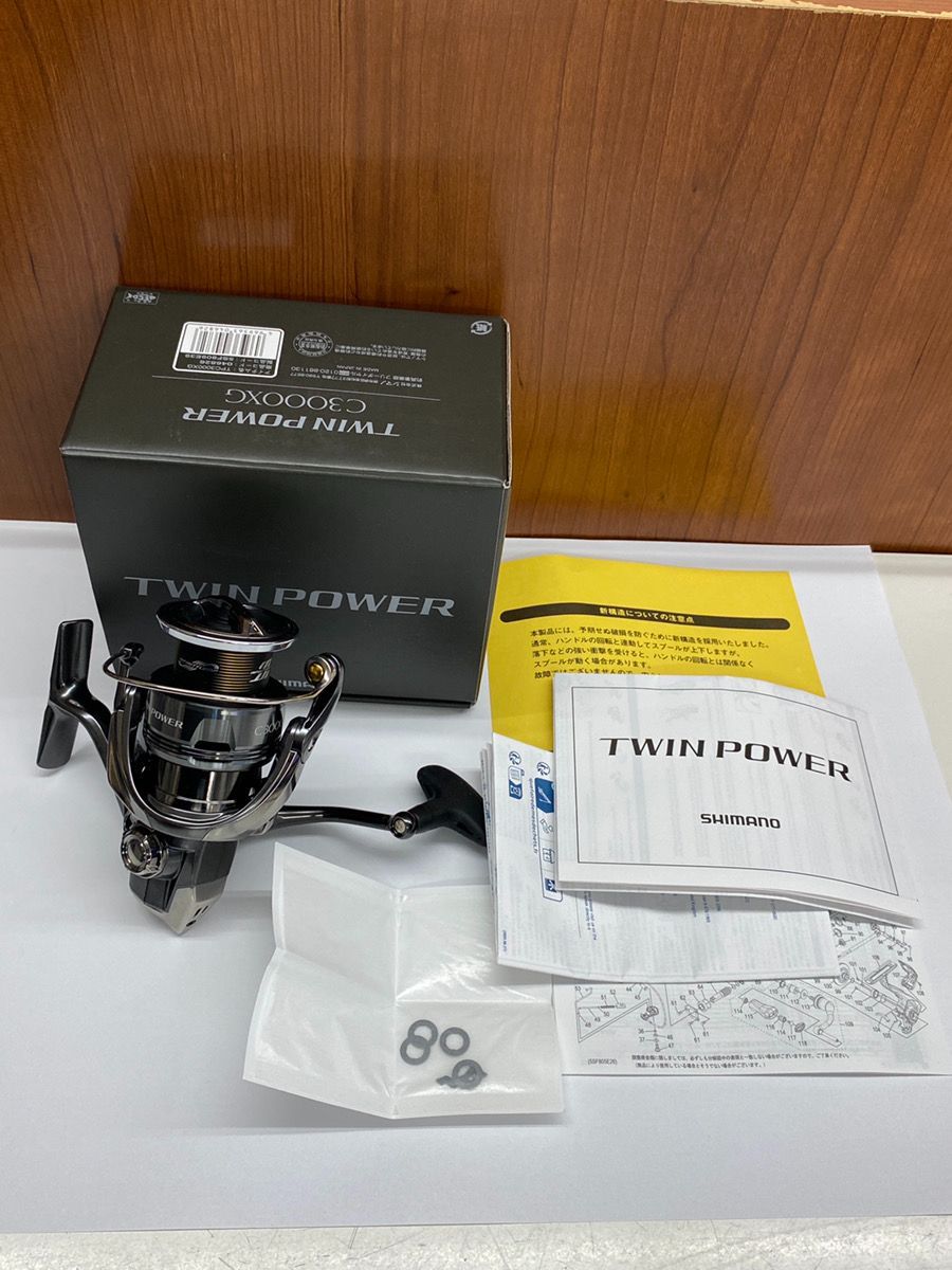 1円スタート】SHIMANO シマノ スピニングリール ツインパワー TWIN