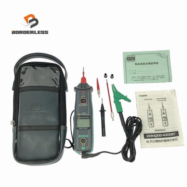 ☆中古品☆KYORITSU 共立 簡易接地抵抗計 KEW 4300 アーステスター 
