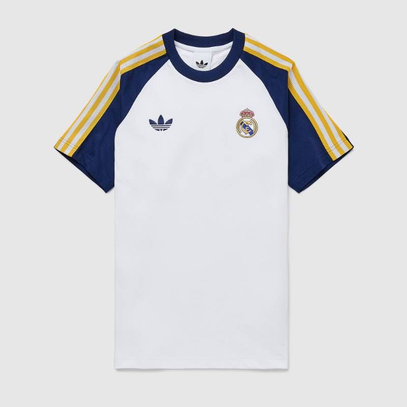 【送料無料・匿名配送】adidas Originals アディダス オリジナルス レアルマドリード 25/26 公式 OG Tシャツ 白 紺 新品 正規品