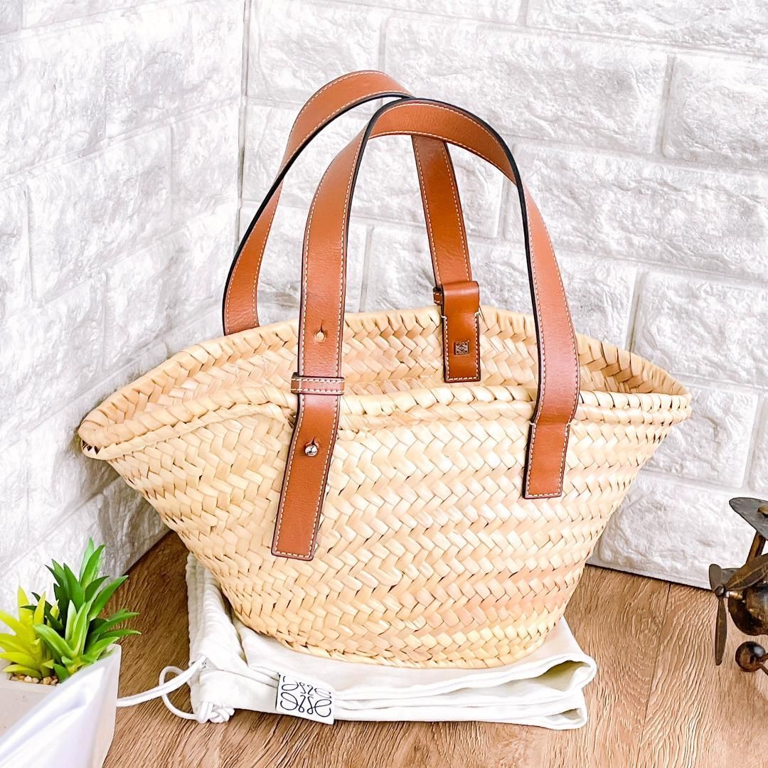 ◇ロエベ◇LOEWE アナグラム バスケット バッグ スモール ハンド 