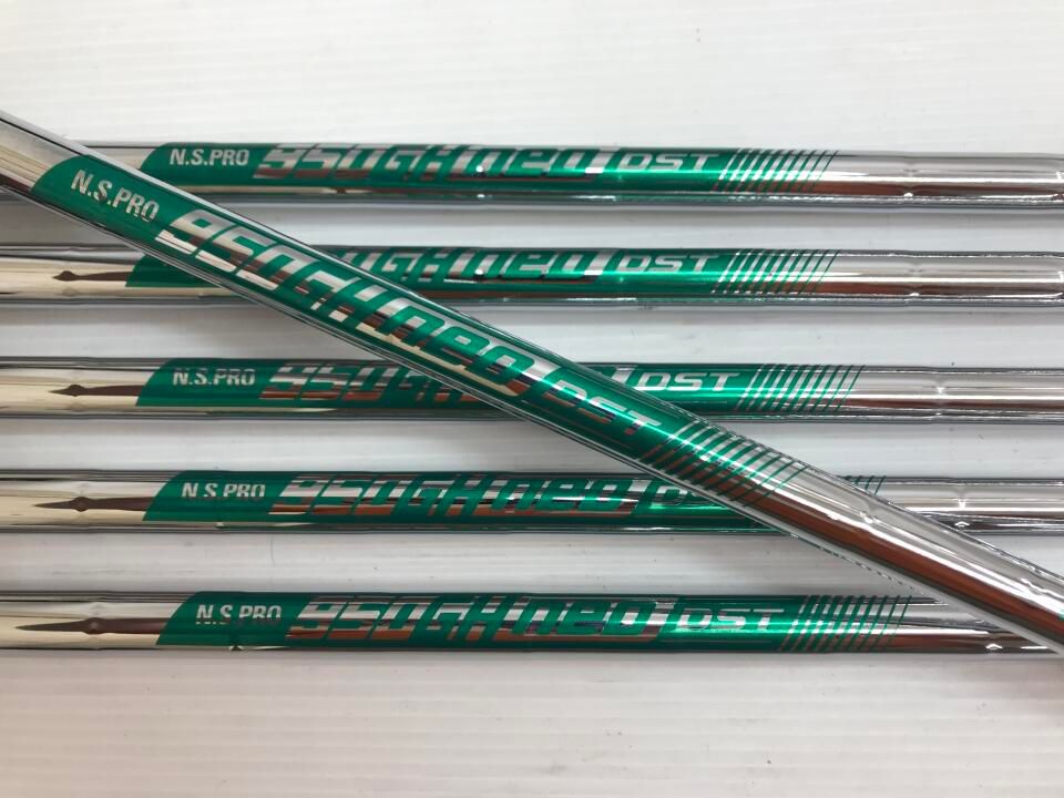 値下げ)N.S.PRO 950GH neo シャフト フレックスS 9本 ダンロップ SRIXON ZX5 Mk2 NSプロ950GH neo DST Sフレックス アイアン
