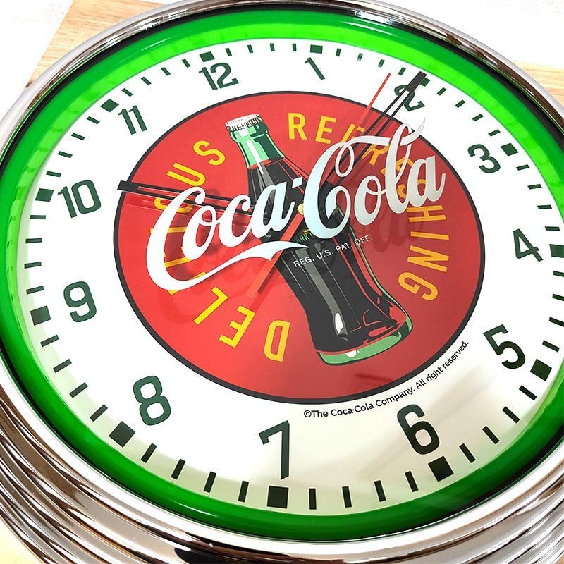 コカコーラ×オートバックスコラボ掛け時計(LEDネオンクロック) コカコーラ×オートバックスコラボ掛け時計(LEDネオンクロック) 【公式