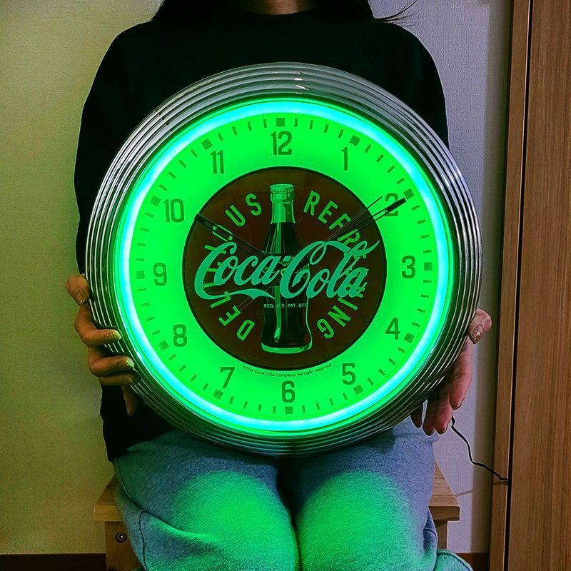 コカコーラネオンクロック アメリカン雑貨 時計 Coca Cola コカコーラ