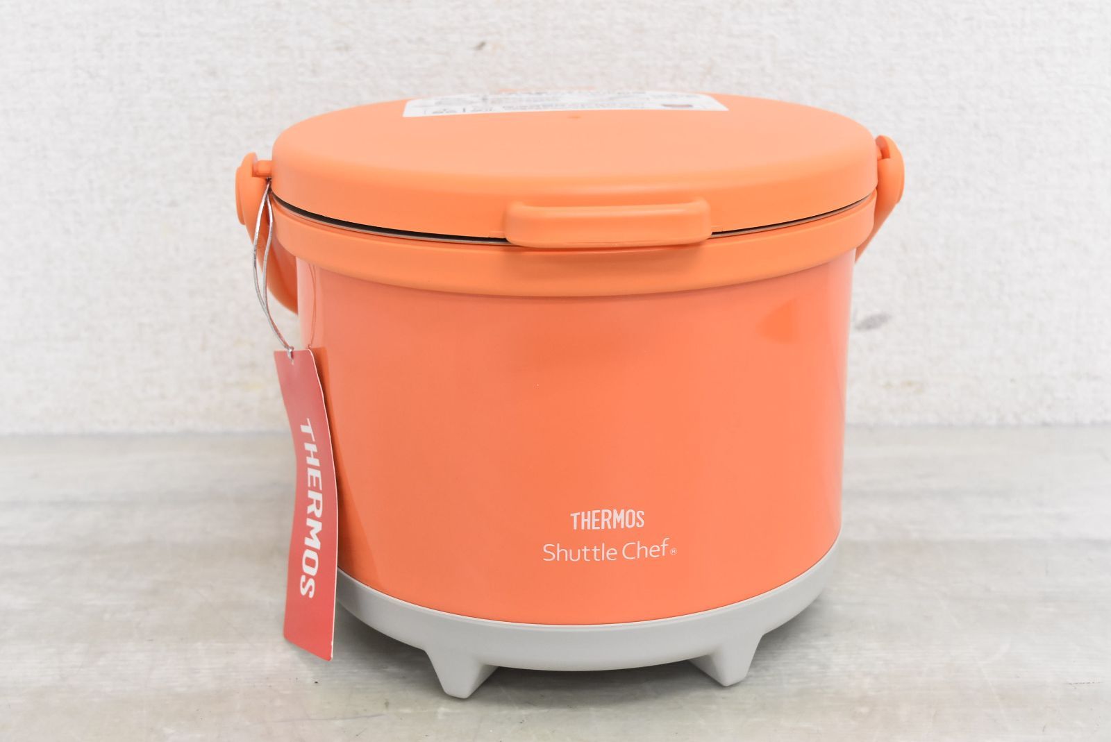 未使用】サーモス 真空保温調理器シャトルシェフ 3.0L/20cm キャロット