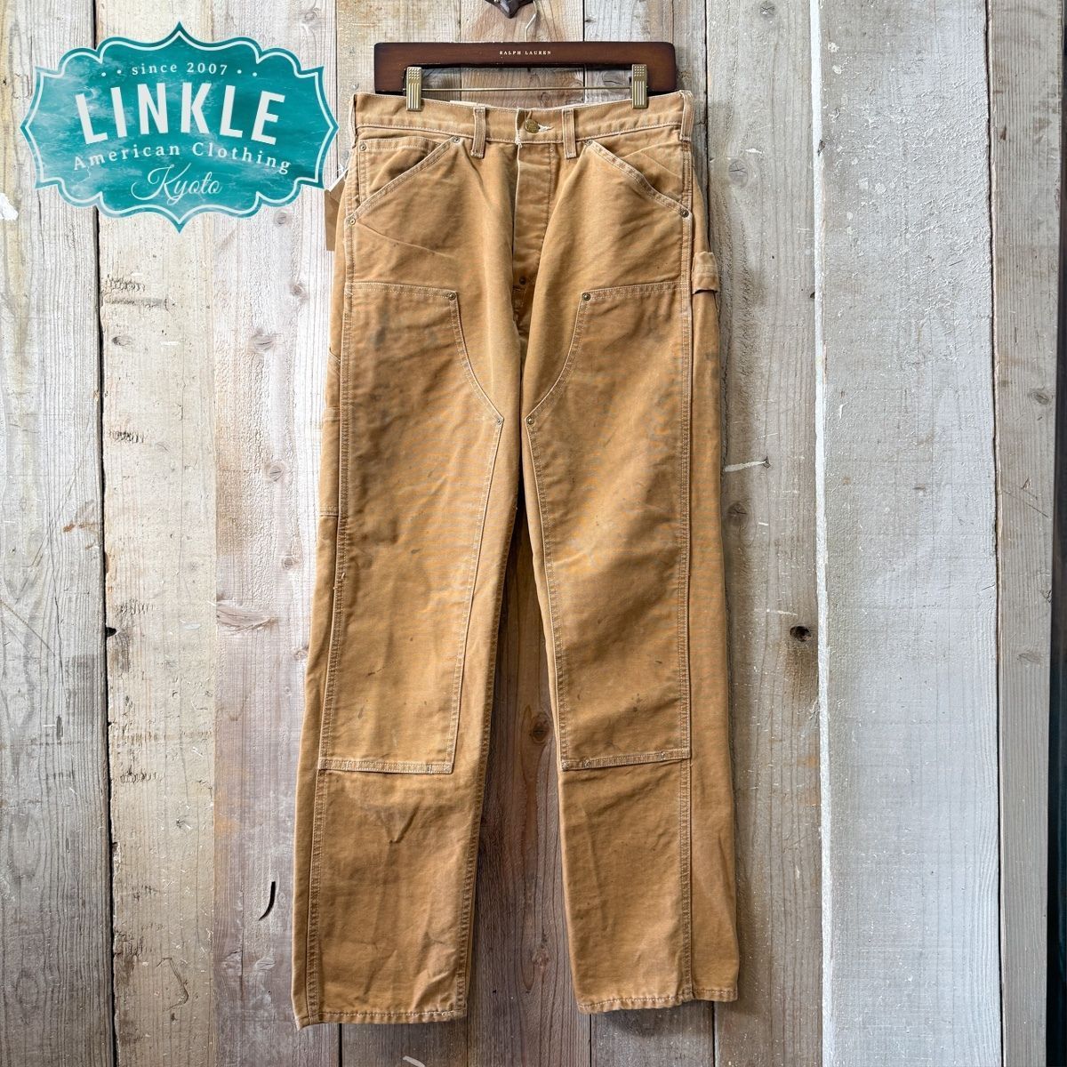 RRL(ダブルアールエルラルフローレン):ダック キャンバス ワークパンツ 
