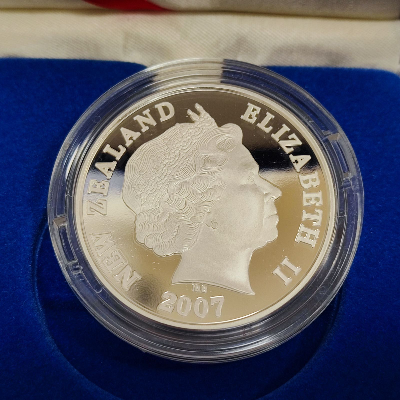2007 ニュージーランド 1ドルプルーフ銀貨 1オンス/31.1g 純銀貨