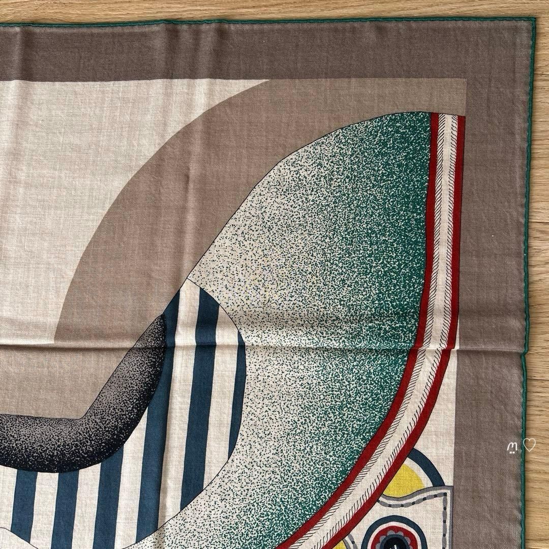 HERMES エルメス カレ140 ジェアン 空想の鞍 カシシル ストール - メルカリ