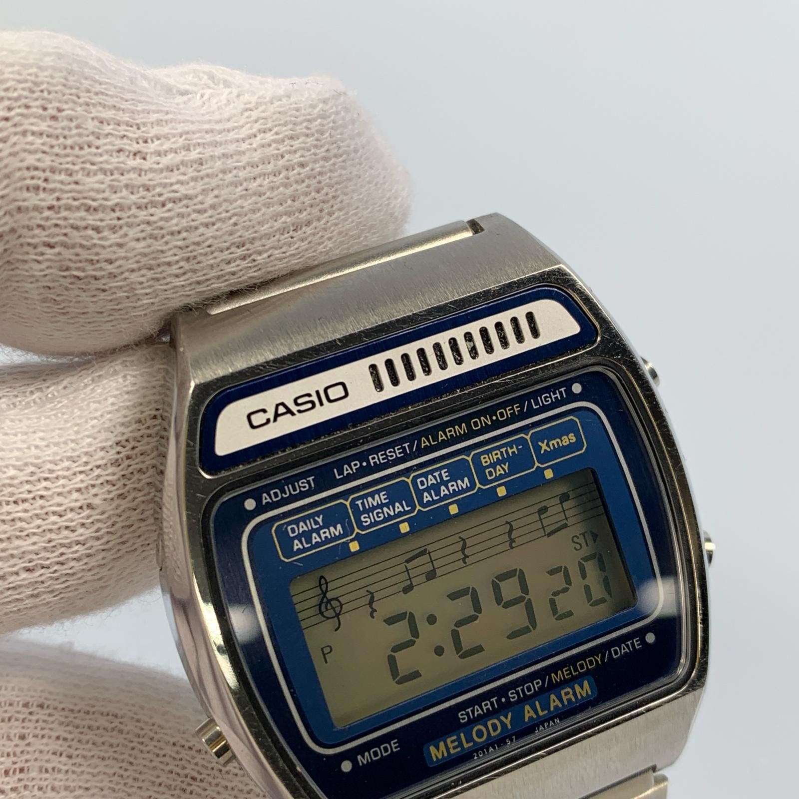 【姫路東店】 中古 CASIO | カシオ デジタルクォーツ腕時計 Melody Alarm H104 シルバー 【131】 姫路東店】 中古 CASIO | カシオ デジタルクォーツ腕時計 Melody Alarm