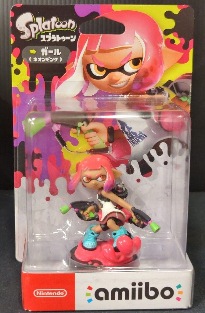 amiibo ガール オレンジ ネオンピンク スプラトゥーン 任天堂 amiibo 