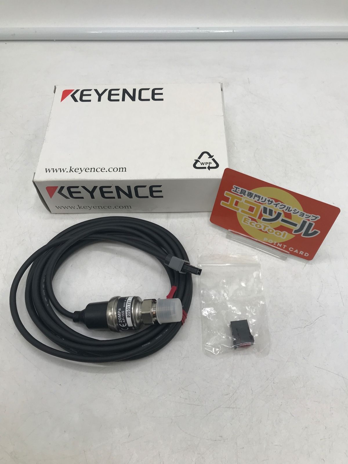 未使用】keyence/キーエンス AP-15S センサヘッド 正圧タイプ 20MPa 