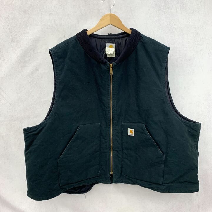 Carhartt ダック ベスト V01 BLK トップス 5XL ブラック メンズ