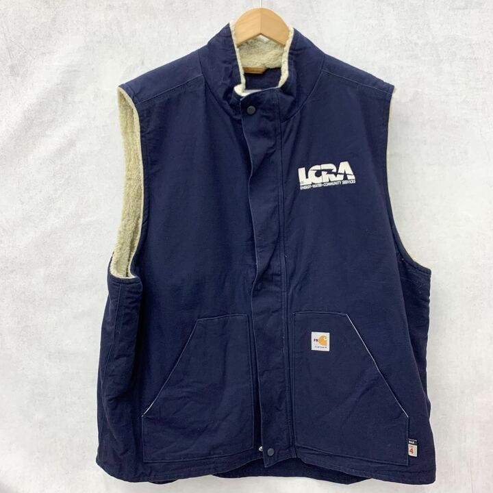 Carhartt ダック ボア ベスト 101029 410 トップス 2XL ネイビー