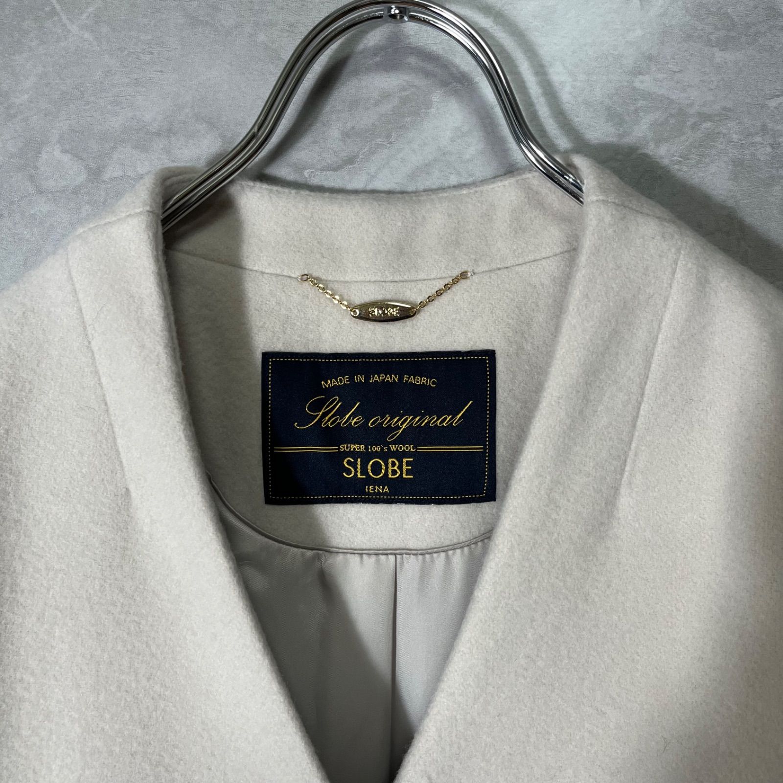 SLOBE IENA スローブ イエナ ロング コート アイボリー F - メルカリ