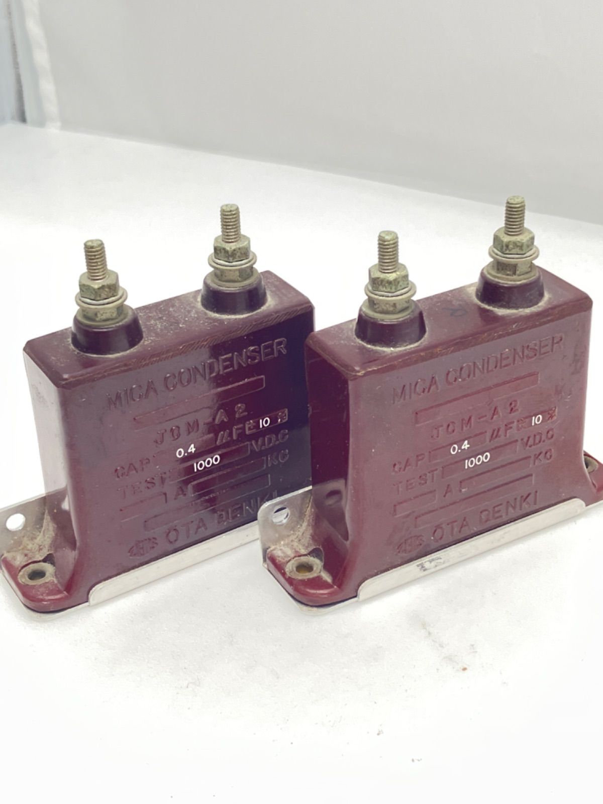 ☆ ZEUS OTA DENKI マイカコンデンサー0.4μ・1000V コンデンサー