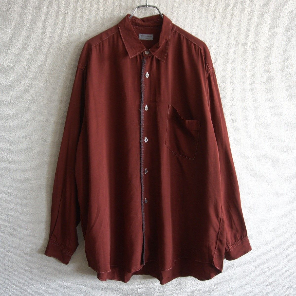 AD1995/アーカイブ】COMME des GARCONS HOMME【90s 刺繍 レーヨン 